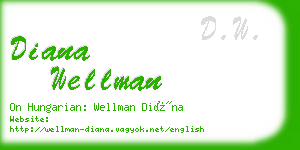diana wellman business card